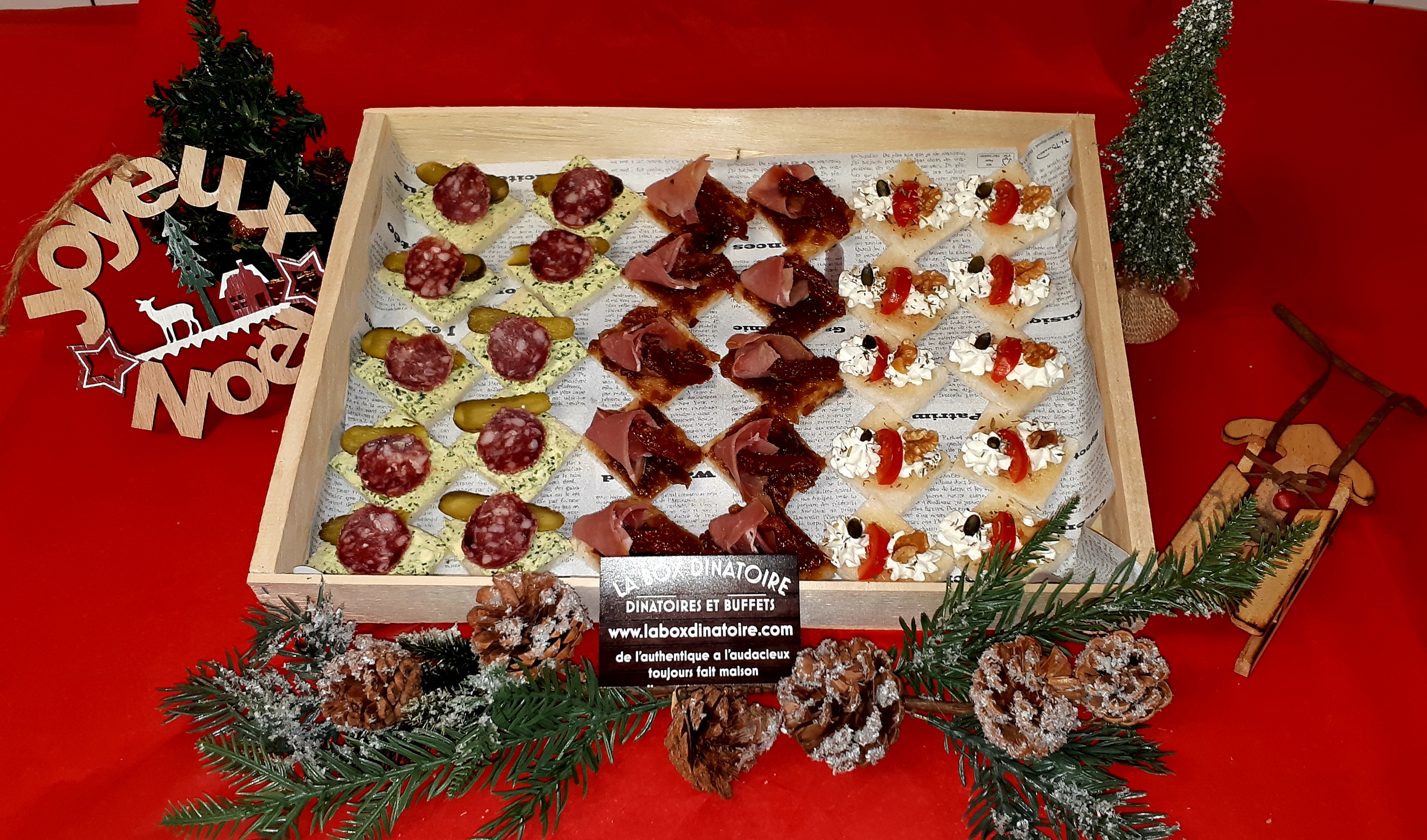 plateau de 30 toasts maison 