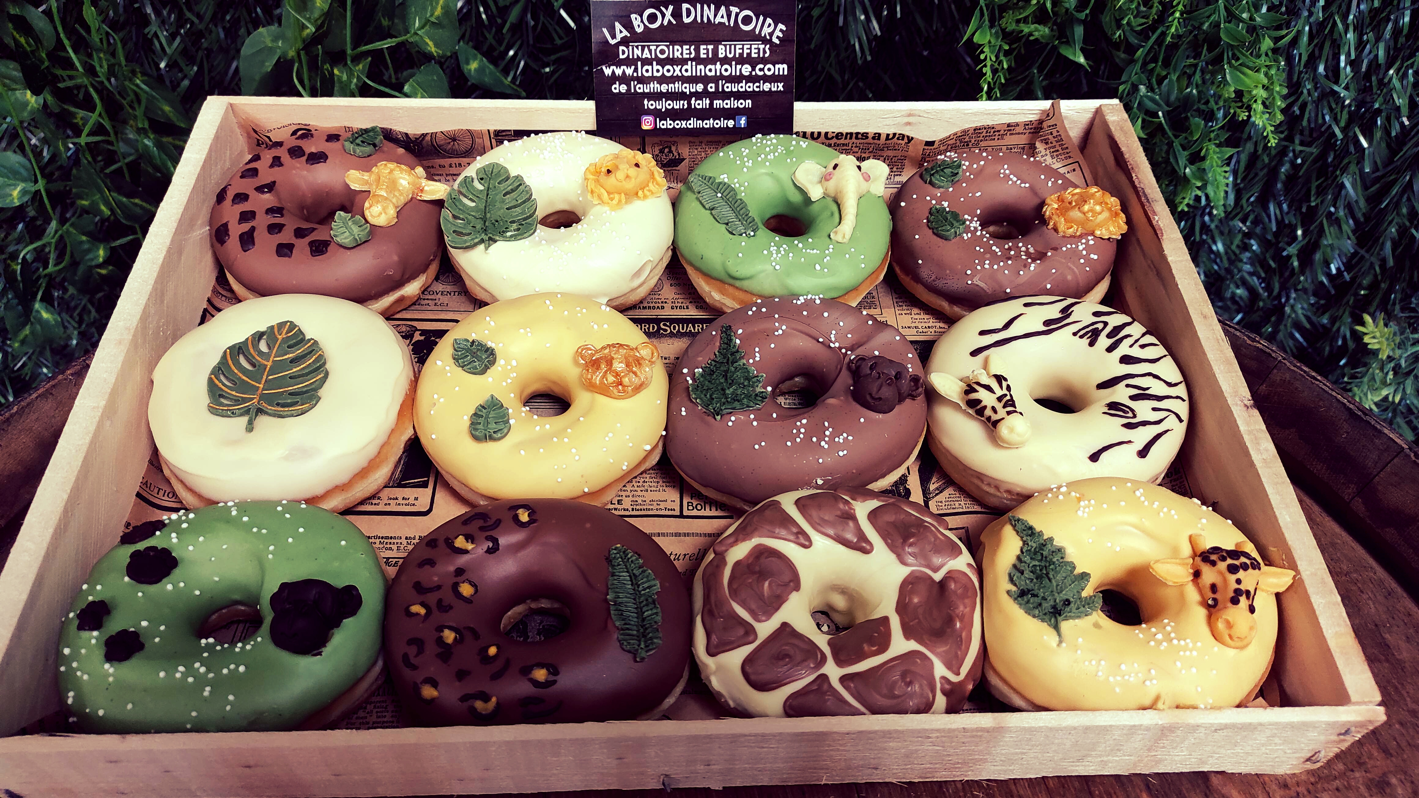 plateau de donuts a theme 