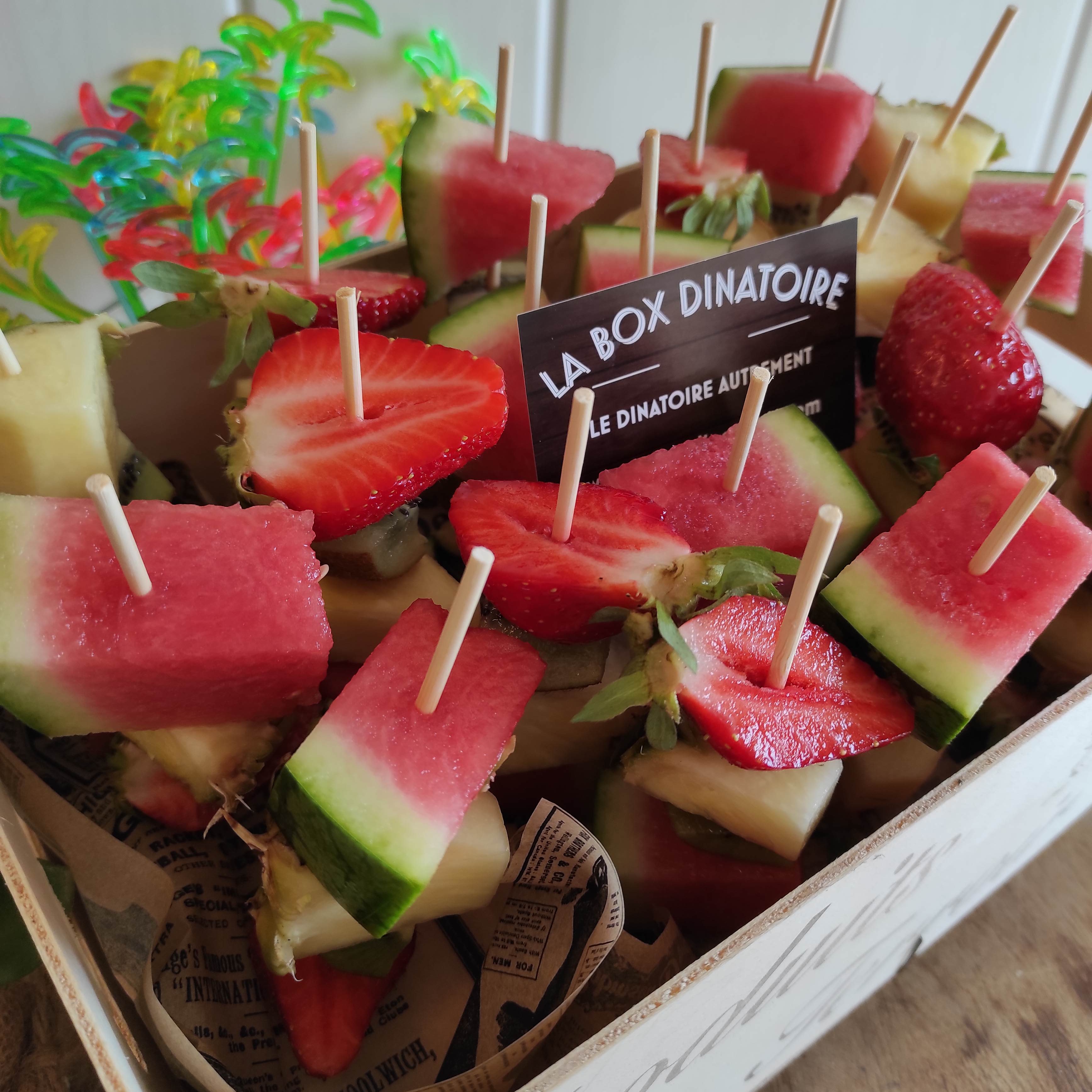 box brochette de fruit