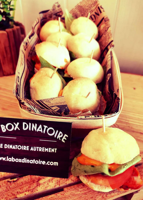 10 mini burger Tex Mex