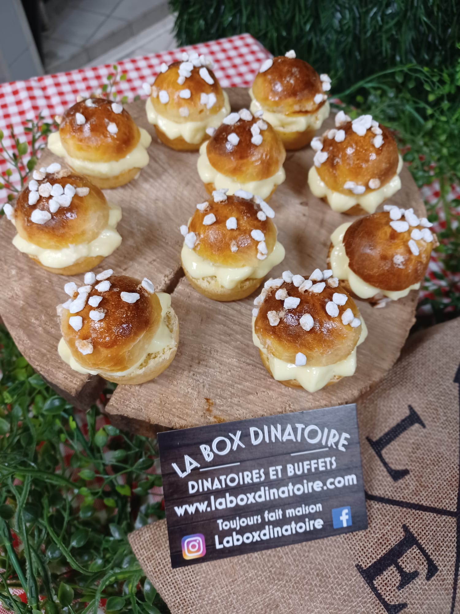 plateau de 10 mini tropeziennes