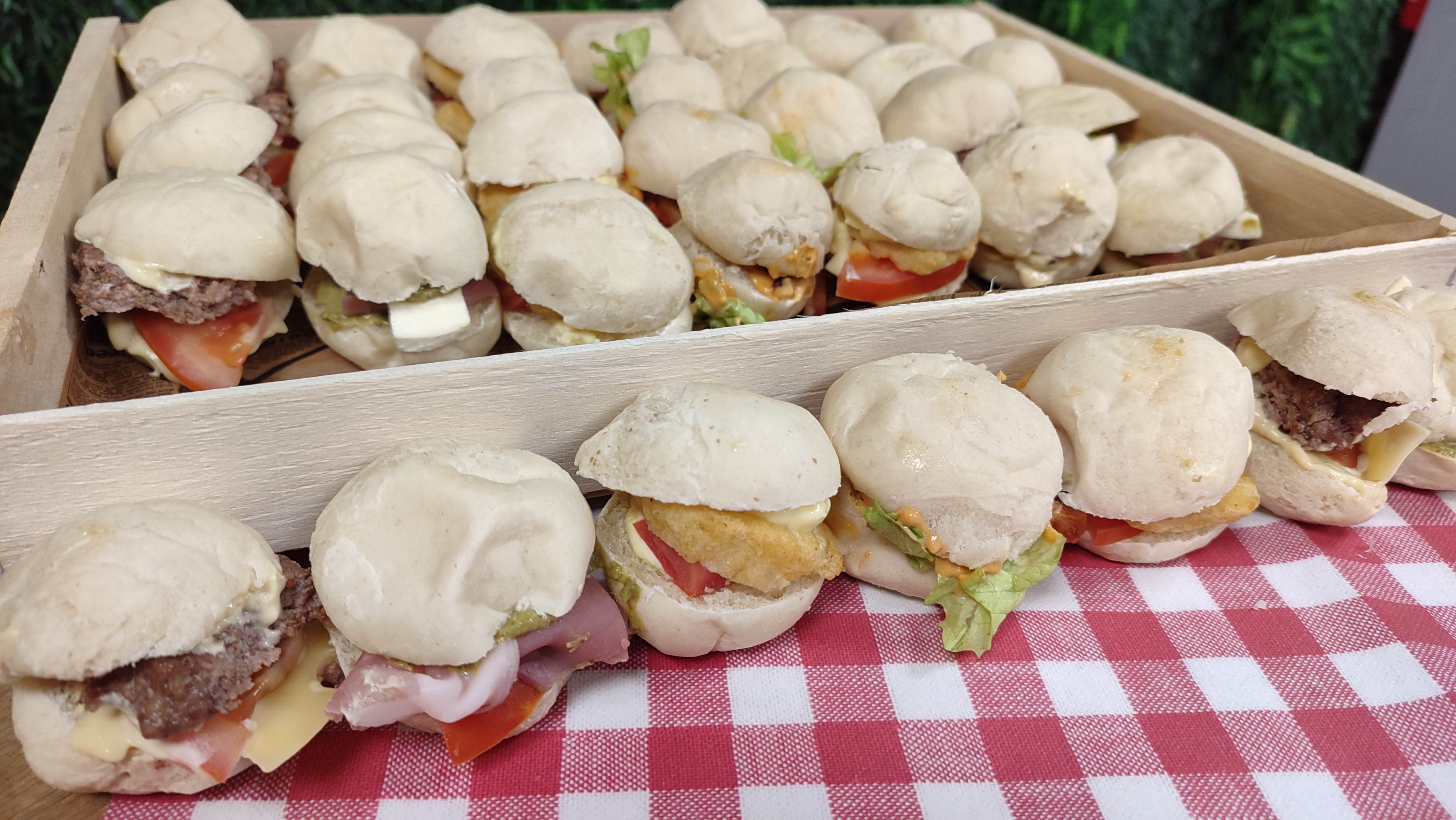 plateau de mini burger xl 35 pieces 
