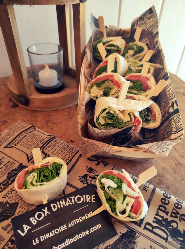 10 wrap Chèvre Miel
