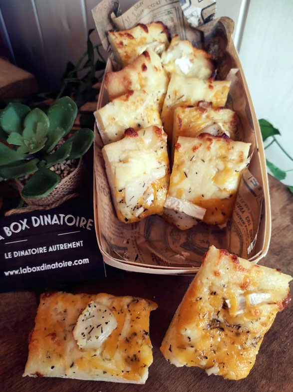 10 mini Pizza 3 Fromages