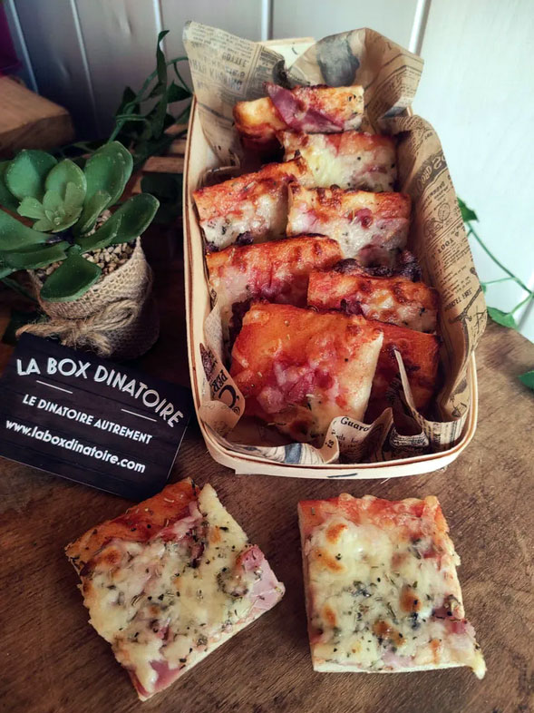 10 mini Pizza Jambon Fromage