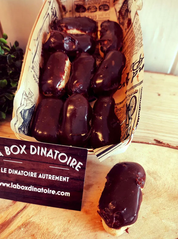 10 mini Eclairs Chocolat